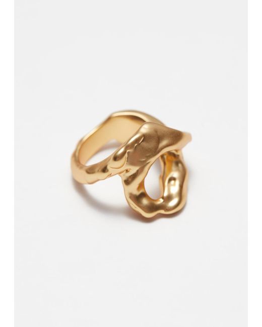& Other Stories White Irregular Ring