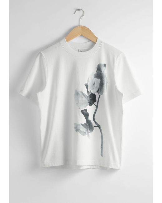 & Other Stories White Relaxed T-shirt