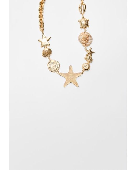Collana Stella Marina di Stradivarius in White