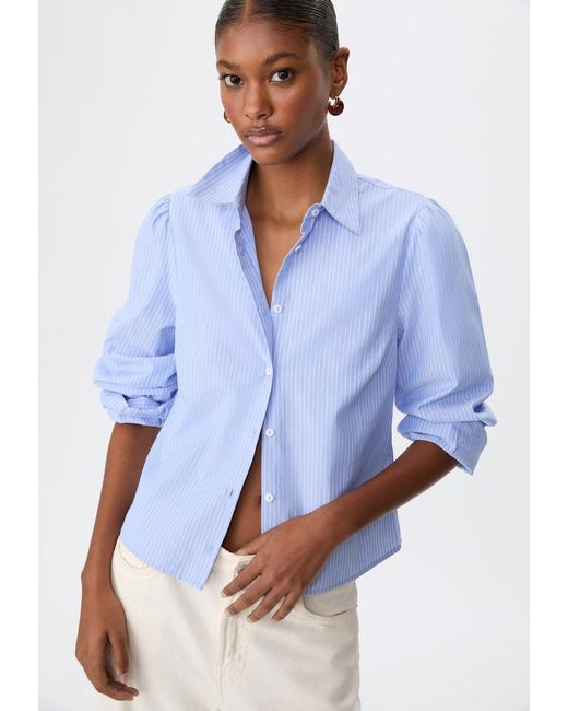 Camicia Basica di Stradivarius in White
