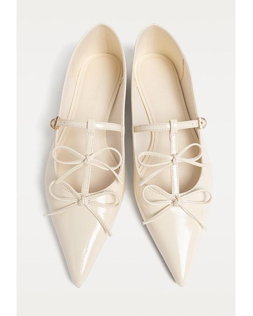 Ballerine Con Fiocco di Stradivarius in Natural