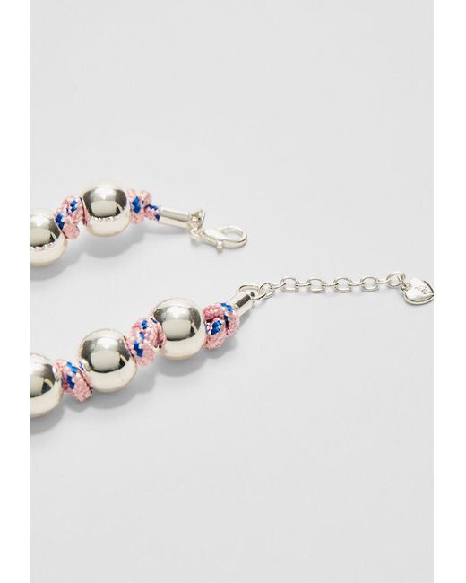 Braccialetto Con Palline di Stradivarius in Blue