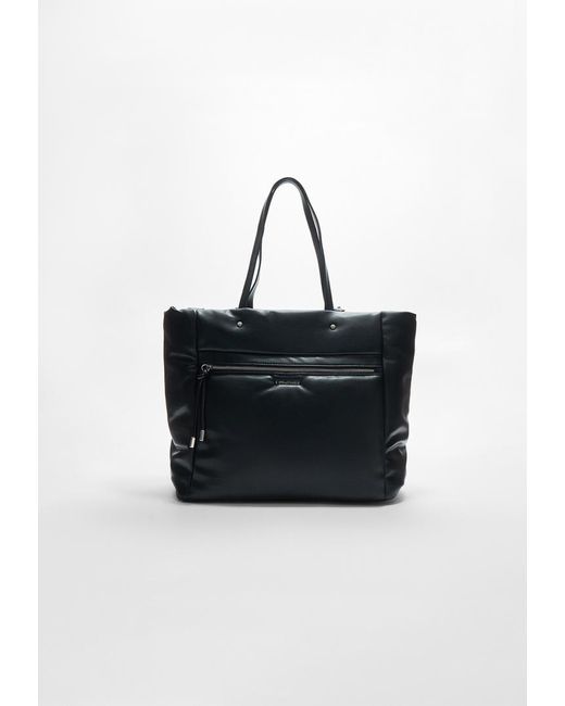 Borsa Shopper Con Cerniera di Stradivarius in Black