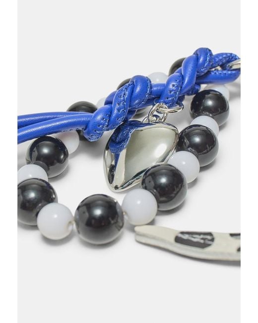 Portachiavi Charm Cane Pois di Stradivarius in Blue