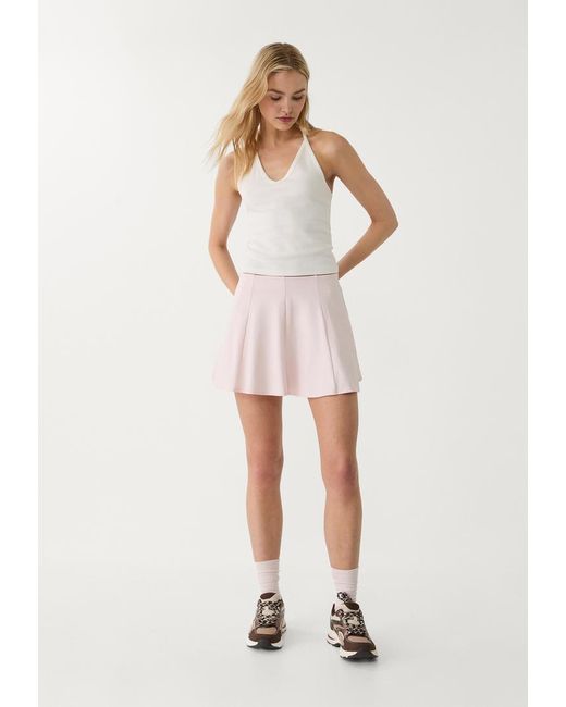 Top Halter Con Allacciatura di Stradivarius in Pink