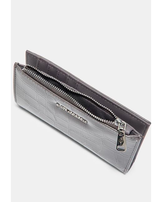 Portamonete Basic Effetto Cocco di Stradivarius in White