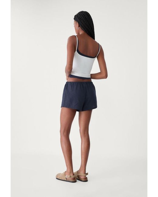 Shorts Con Coulisse di Stradivarius in Blue