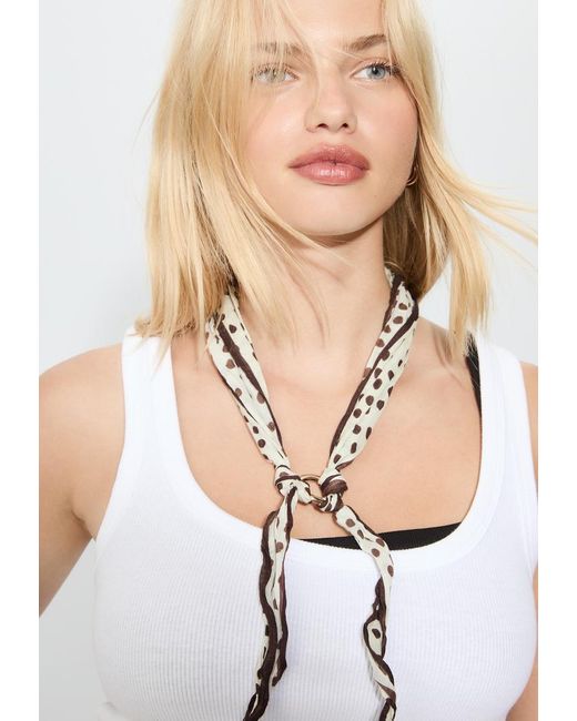 Confezione Da 2 Bandane A Pois E Stampa Animalier di Stradivarius in Multicolor
