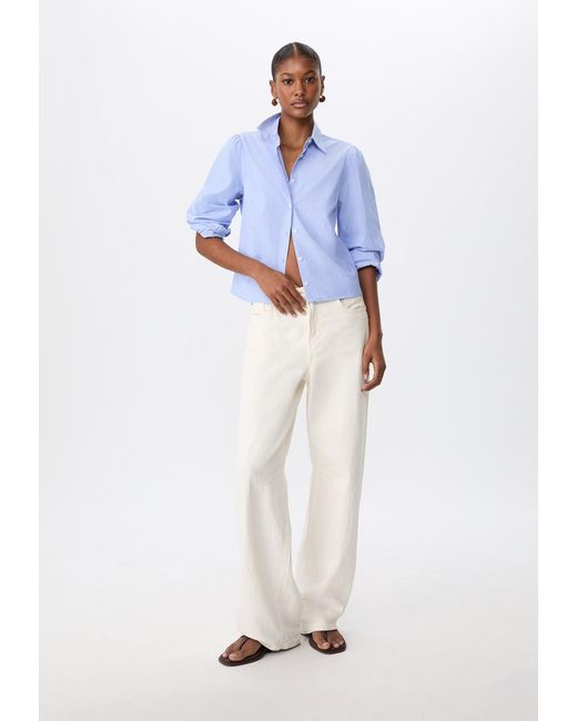 Camicia Basica di Stradivarius in White
