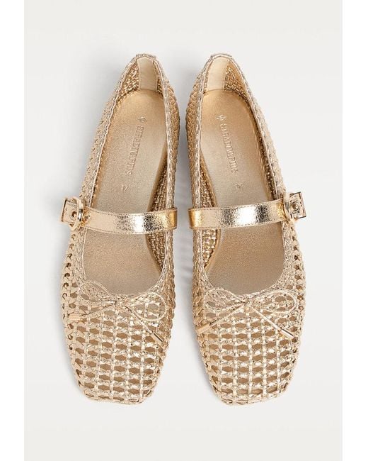 Ballerine Traforate di Stradivarius in Natural