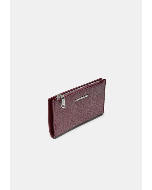 Portamonete Basic Con Cerniera di Stradivarius in Purple