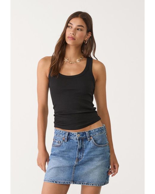 Top Basic Con Spalline di Stradivarius in Blue