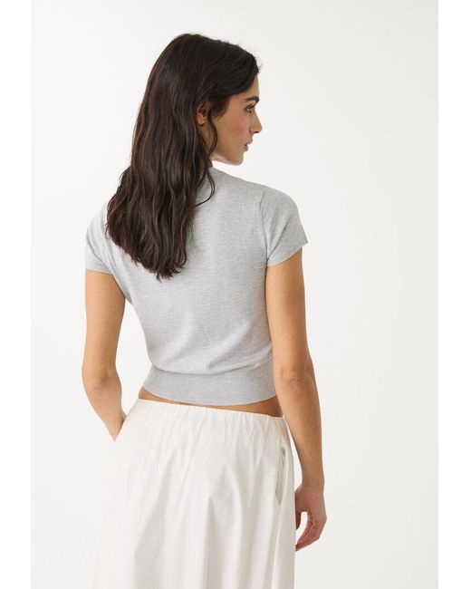Top di Stradivarius in White
