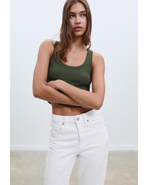 Top Basic Con Spalline di Stradivarius in Multicolor