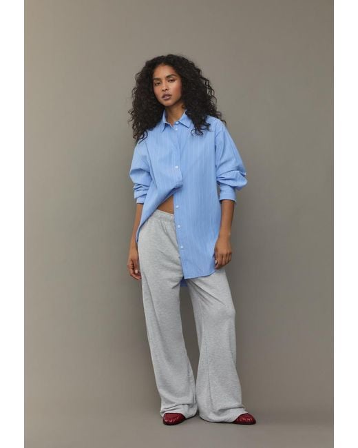 Camicia Lunga di Stradivarius in Gray
