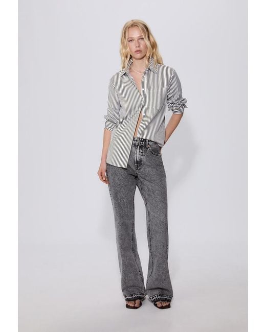 Camicia Basica di Stradivarius in Gray