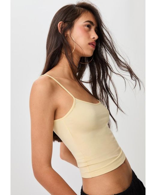 Top Con Spalline di Stradivarius in Gray