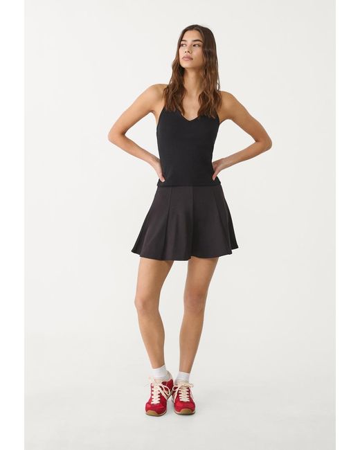 Top Halter Con Allacciatura di Stradivarius in Black