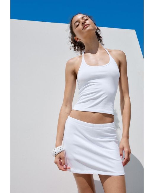 Gonna Pantalone Basic di Stradivarius in White
