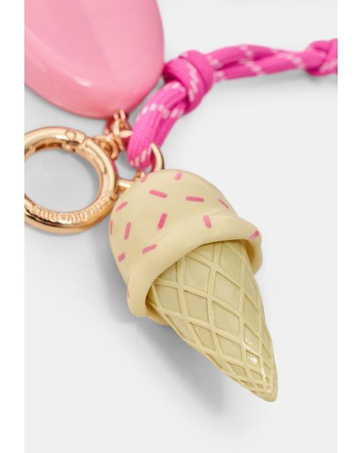 Portachiavi Charm Ice Cream di Stradivarius in Pink