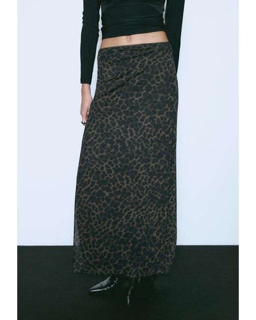 Gonna Midi di Stradivarius in Green
