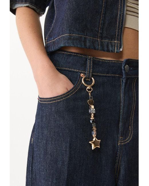 Portachiavi Charm Stella di Stradivarius in White