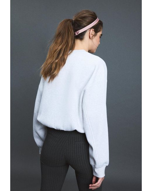 Felpa Basic di Stradivarius in Gray