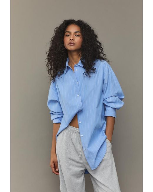 Camicia Lunga di Stradivarius in Gray