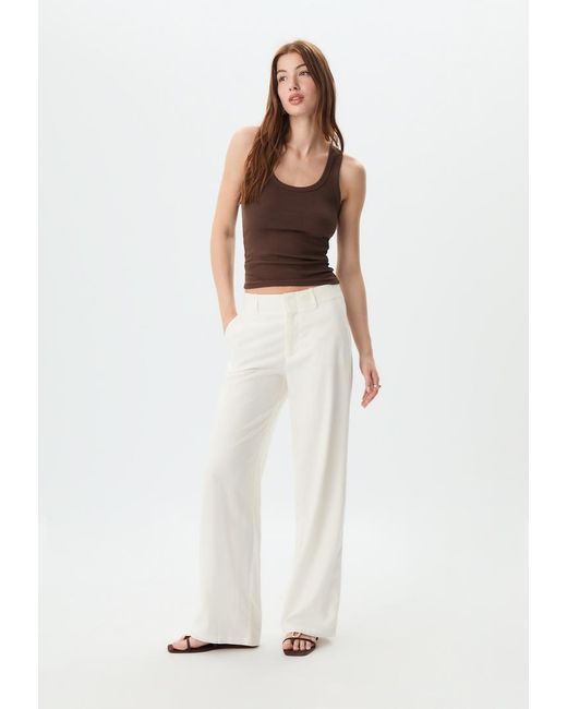 Top Basic Con Spalline di Stradivarius in Blue