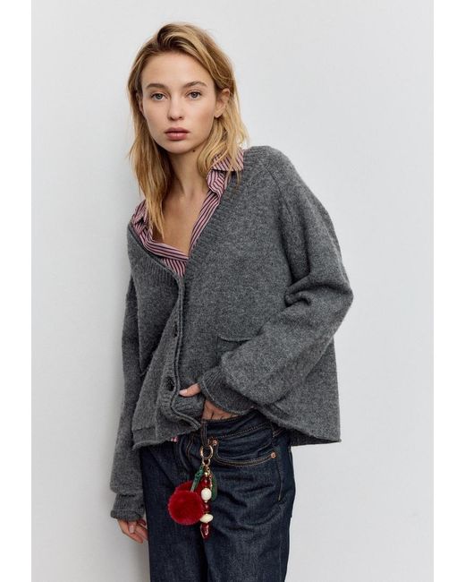 Portachiavi Con Charm Ciliegia E Perline di Stradivarius in Red