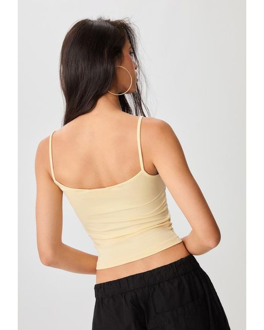 Top Con Spalline di Stradivarius in Gray