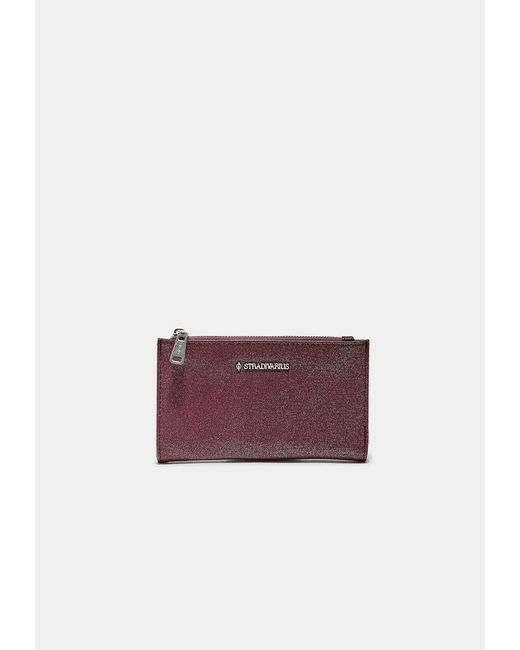 Portamonete Basic Con Cerniera di Stradivarius in Purple
