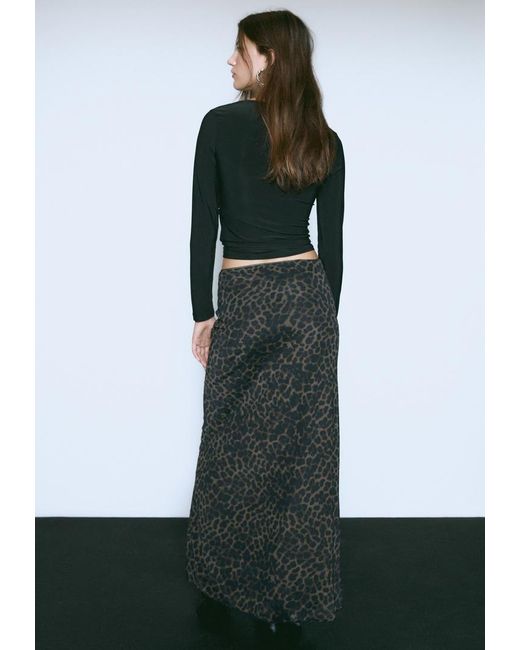 Gonna Midi di Stradivarius in Green