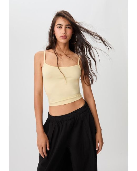 Top Con Spalline di Stradivarius in Gray