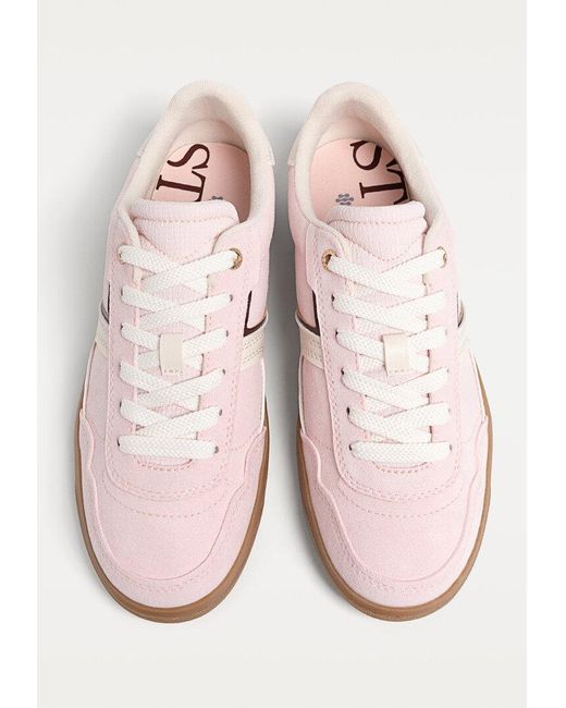 Sneakers Casual Rétro di Stradivarius in Pink
