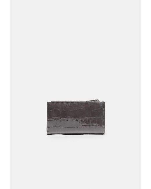 Portamonete Basic Effetto Cocco di Stradivarius in White