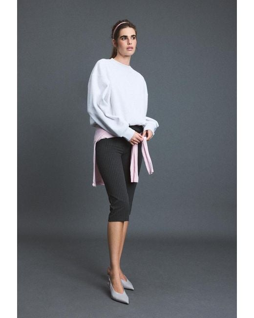 Felpa Basic di Stradivarius in Gray