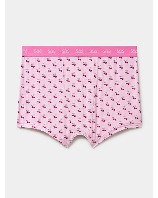 Stripe & Stare Pink Boxer