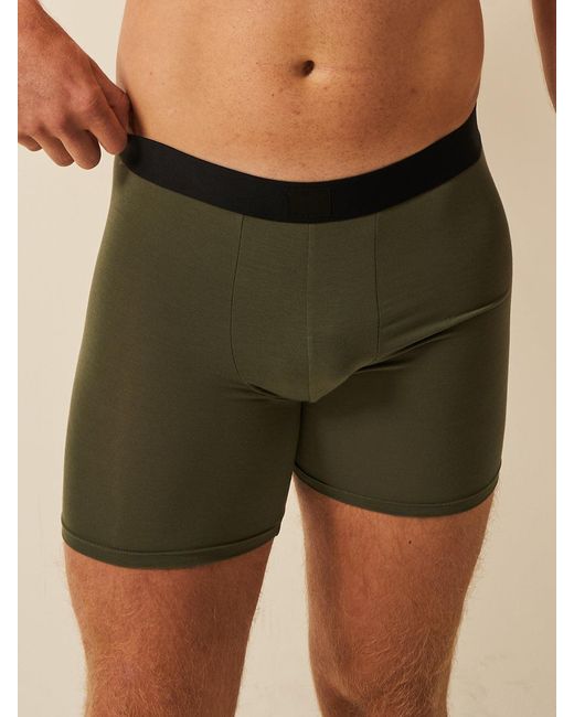 Stripe & Stare Green Boxer
