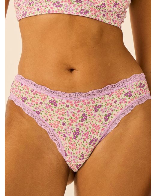 Stripe & Stare Pink The Original Knicker Four Pack