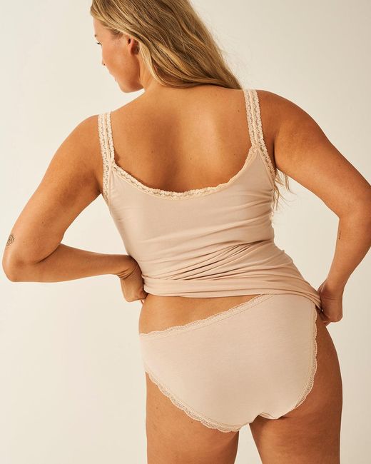 Stripe & Stare Natural Lace Cami