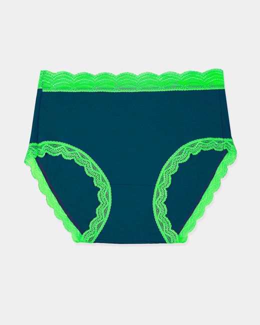 Stripe & Stare Green High Rise Knicker