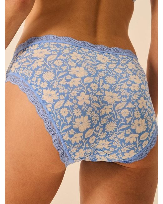 Stripe & Stare Blue The Original Knicker Four Pack