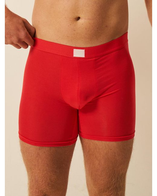 Stripe & Stare Red Boxer for men