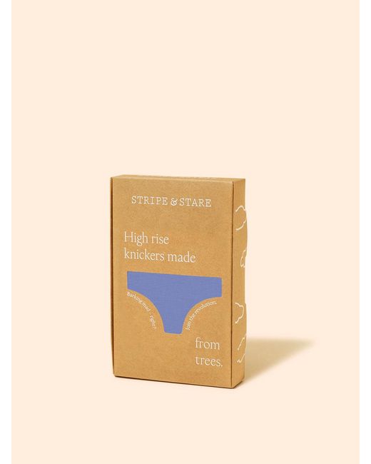 Stripe & Stare Gray High Rise Knicker
