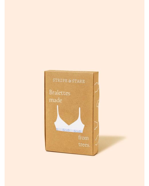 Stripe & Stare Brown T-Shirt Bra