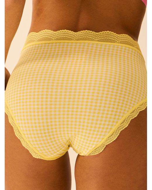 Stripe & Stare Pink High Rise Knicker Four Pack