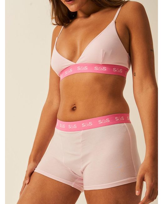 Stripe & Stare Pink Boxer