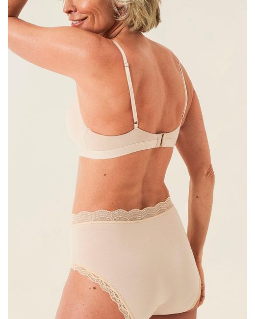 Stripe & Stare Natural Moulded Sand Padded Bra
