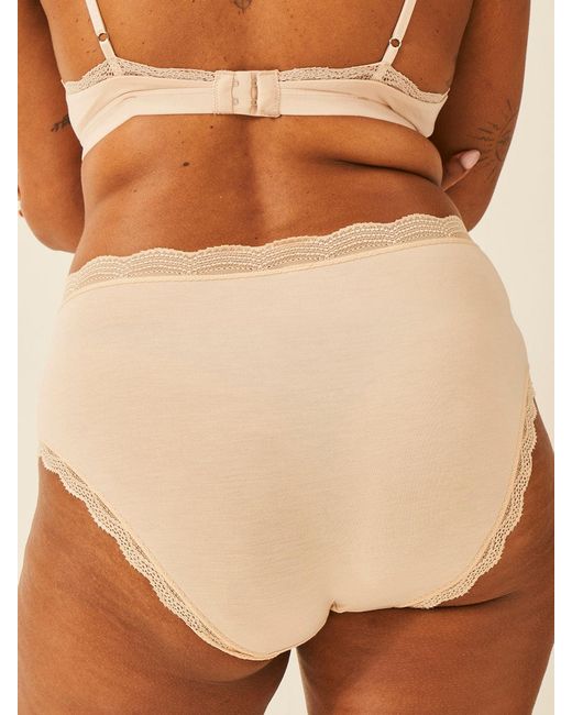 Stripe & Stare Black High Rise Knicker Four Pack